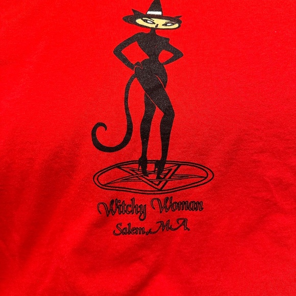 Gildan Tops - Vintage 90s Salem Massachusetts‎ Witchy Women T Shirt Medium